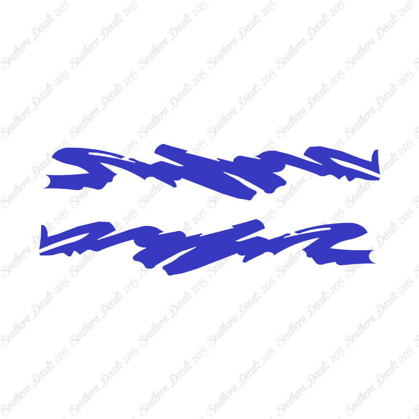 Pair Of Squiggles Art Splash