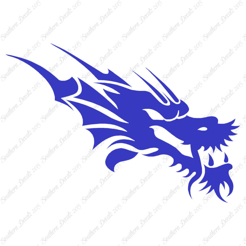 Chinese Tribal Dragon Head