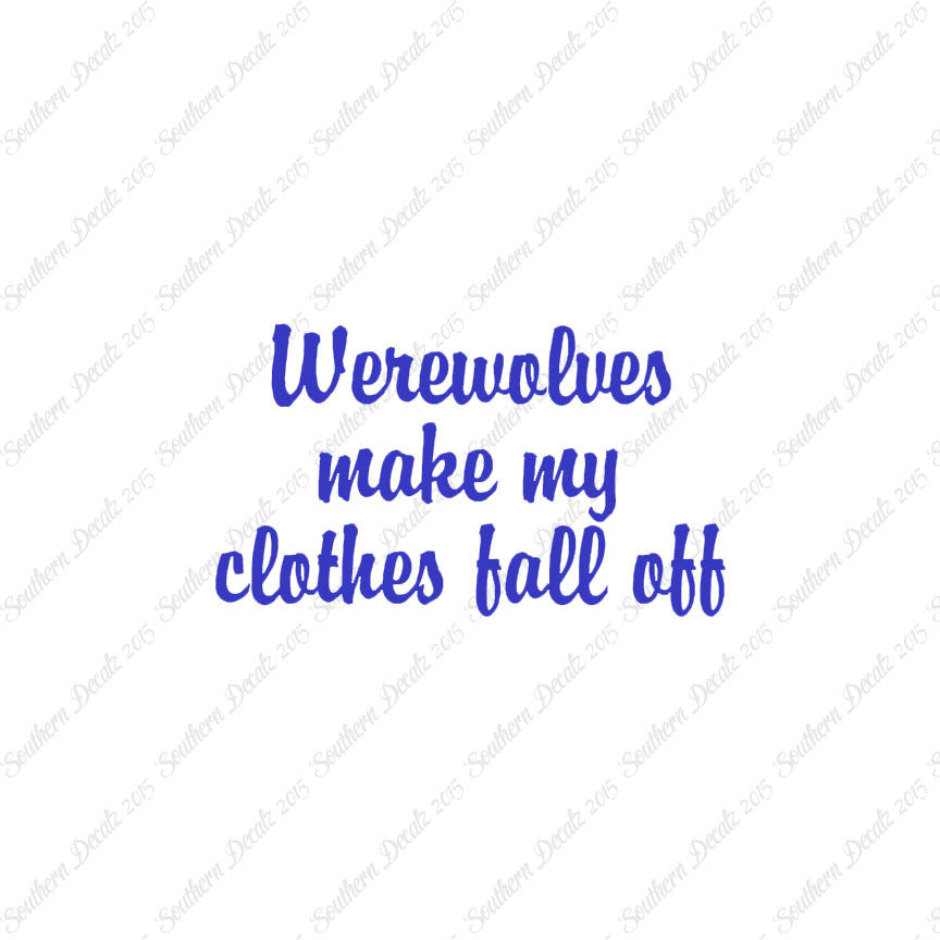 Werewolves Make Clothes Fall Off