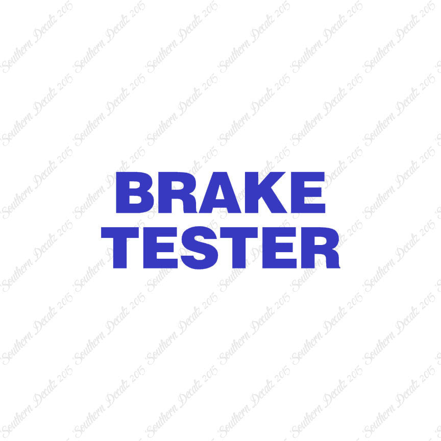 Brake Tester