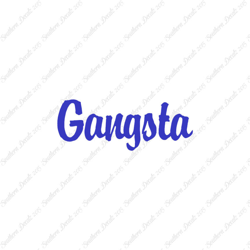 Gangsta Gangster