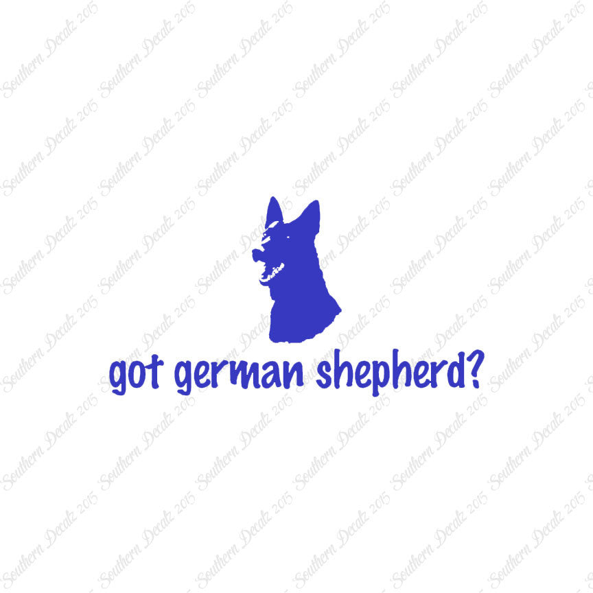 Got German Shepherd ? Head Dog Breed