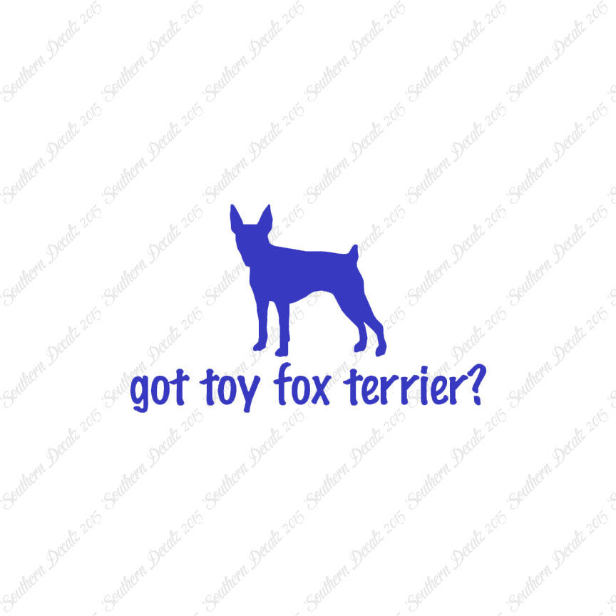 Got Toy Fox Terrier ? Dog Breed