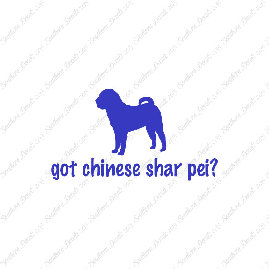 Got Chinese Shar Pei ? Dog Breed