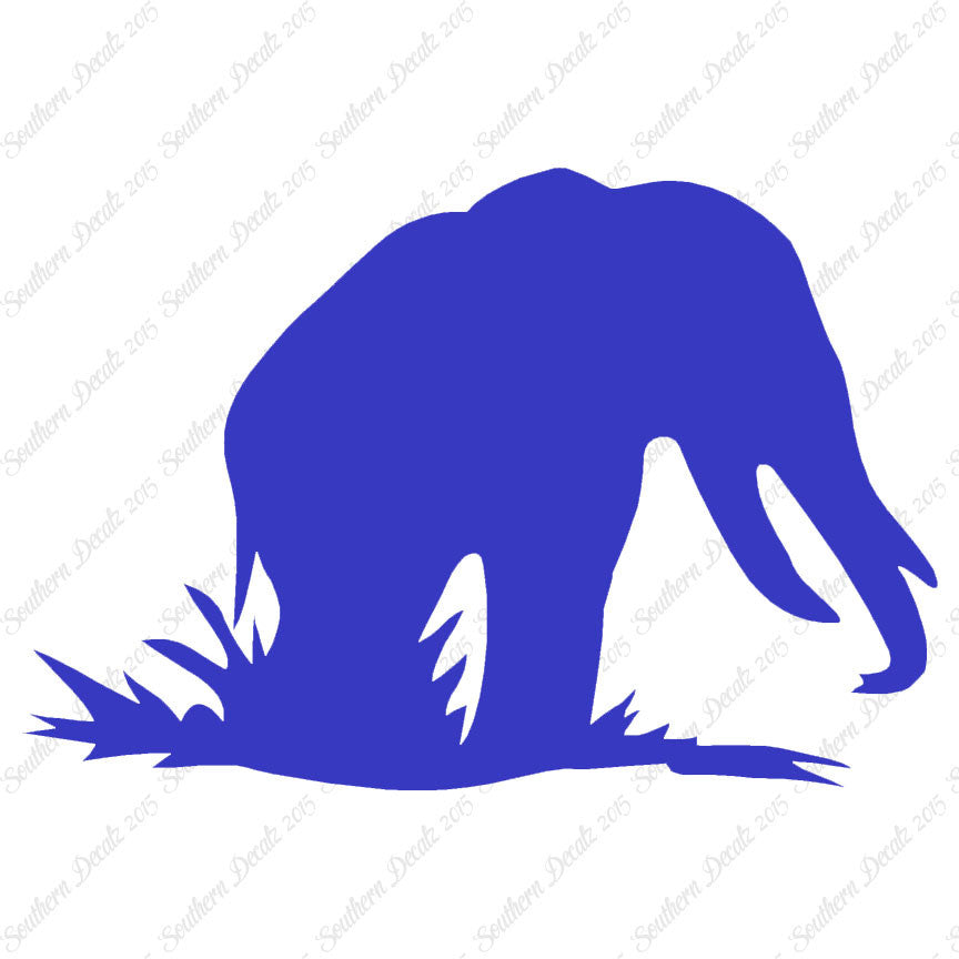 Grazing Elephant Tusks