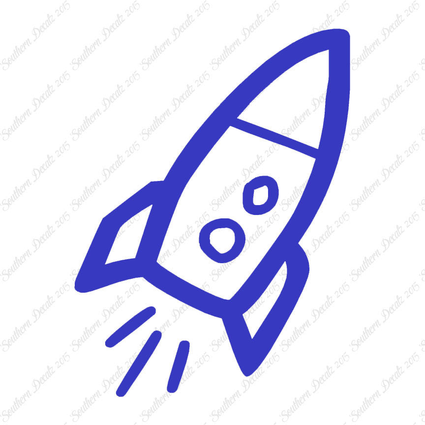 Rocket Ship Art Drawing