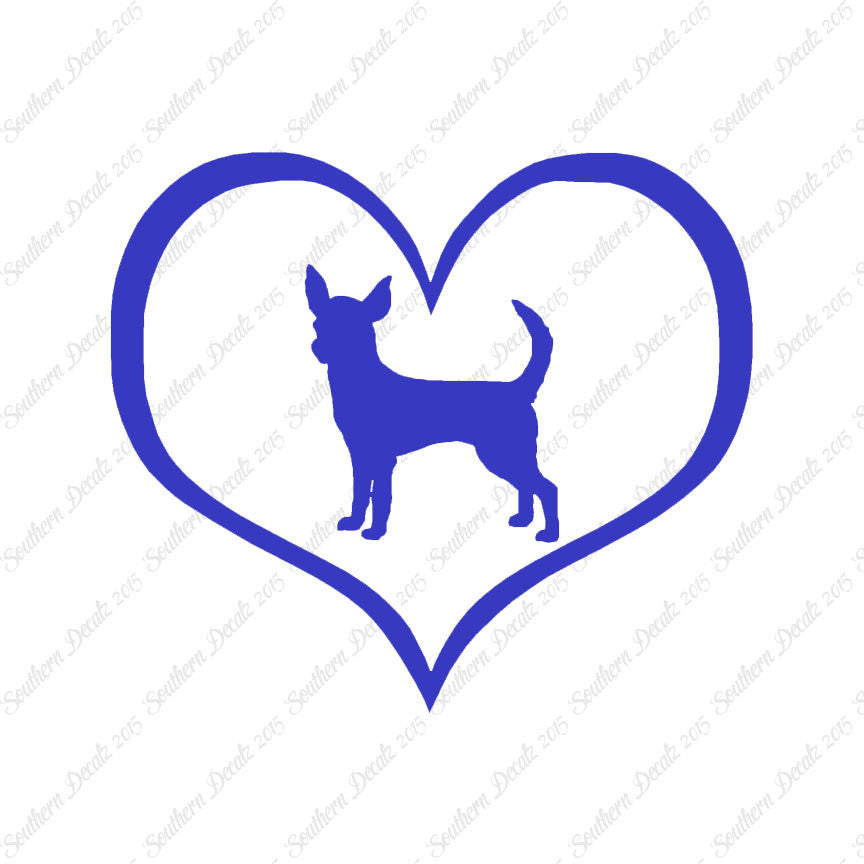 Chihuahua Dog Heart Love