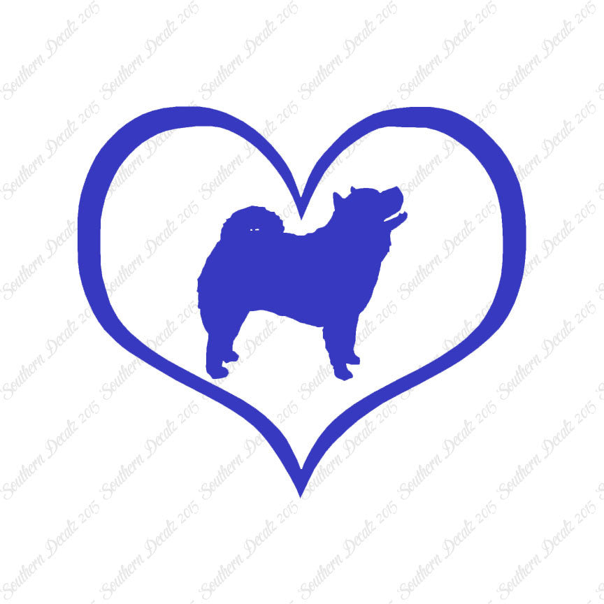 Chow Chow Dog Heart Love