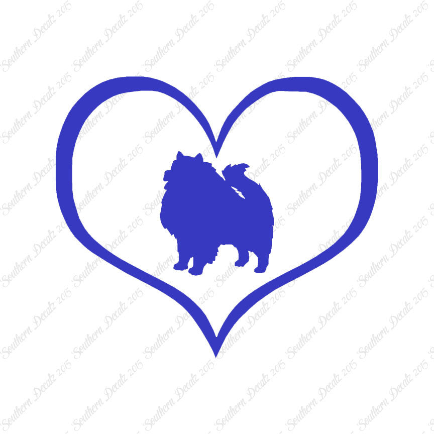 Keeshond Dog Heart Love