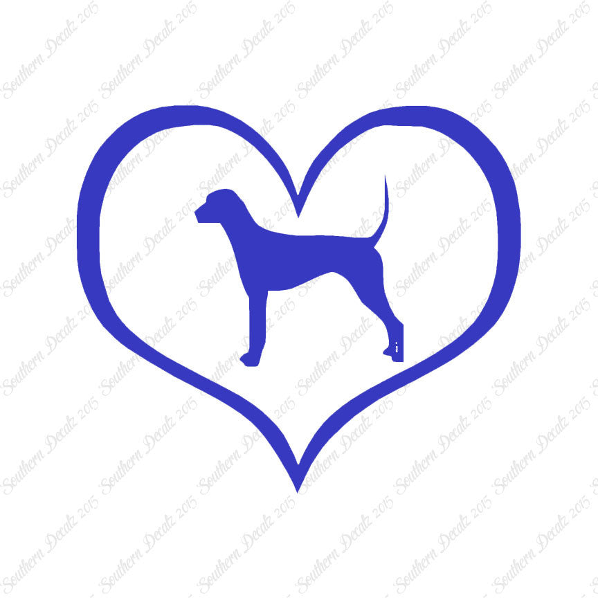 Plott Hound Dog Heart Love