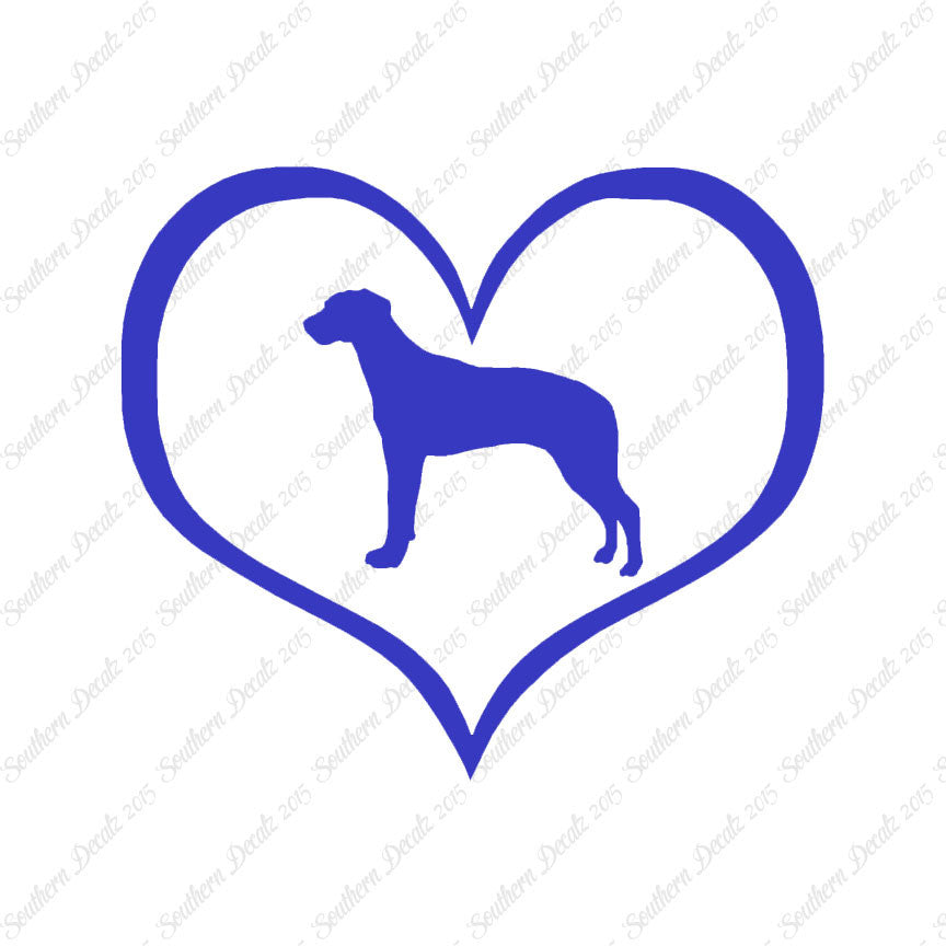 Rhodesian Ridgeback Dog Heart Love