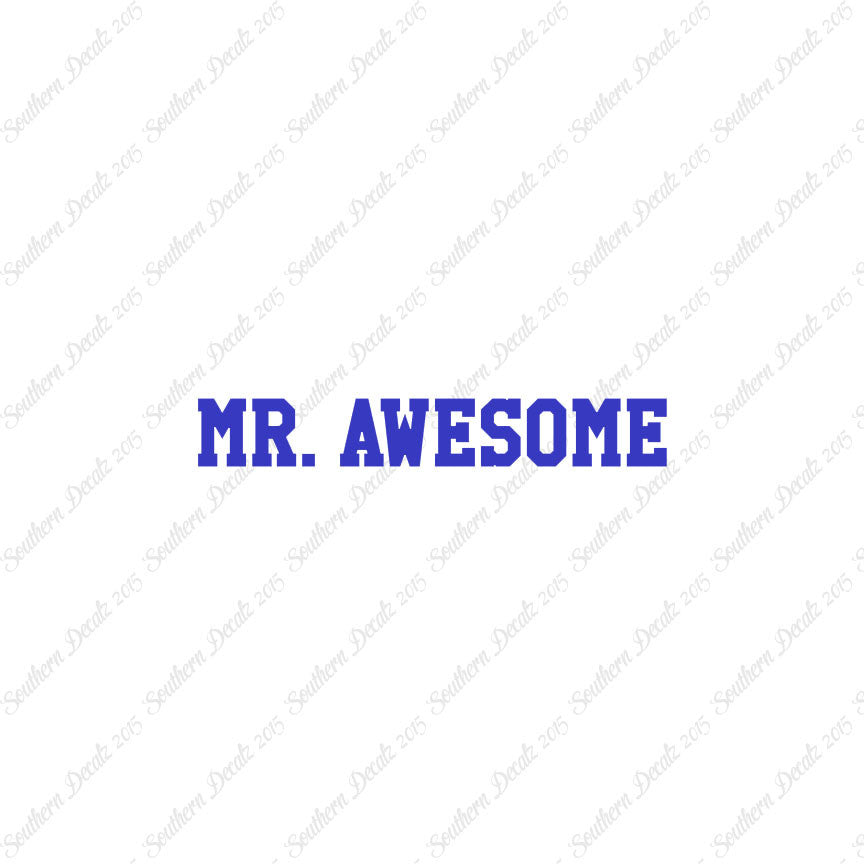 Mr. Awesome