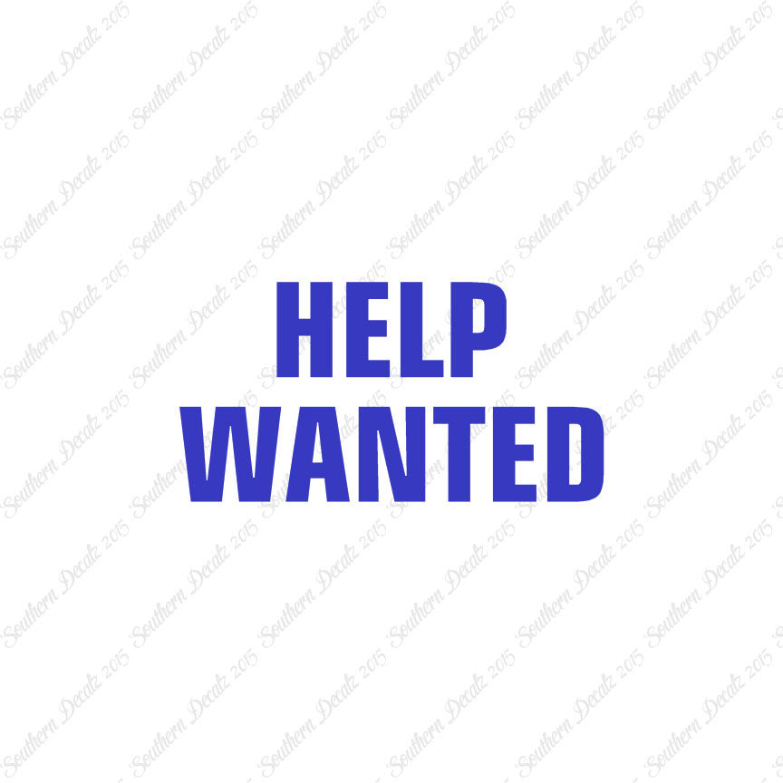 Help Wanted