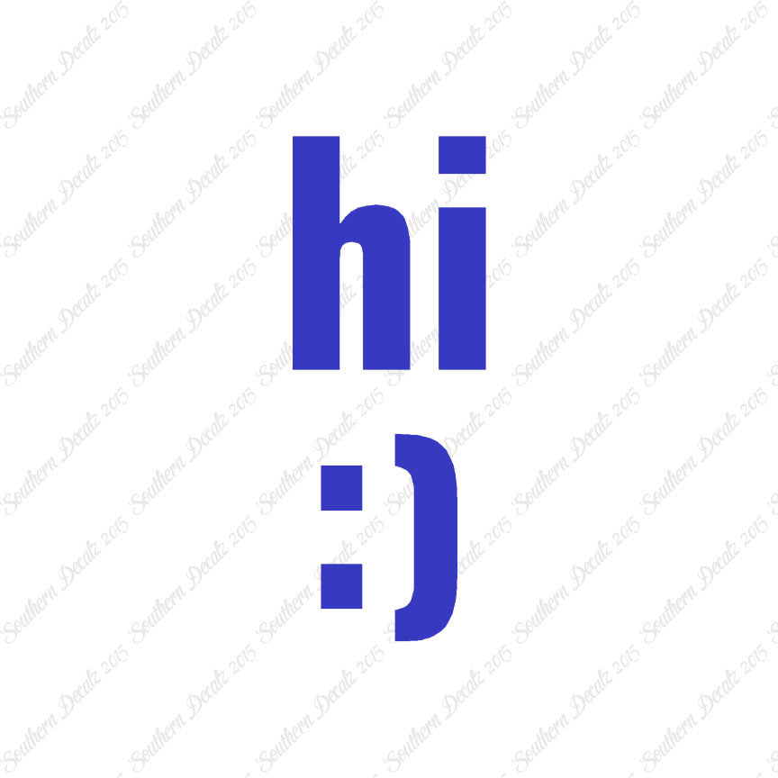 Hi Smile Face