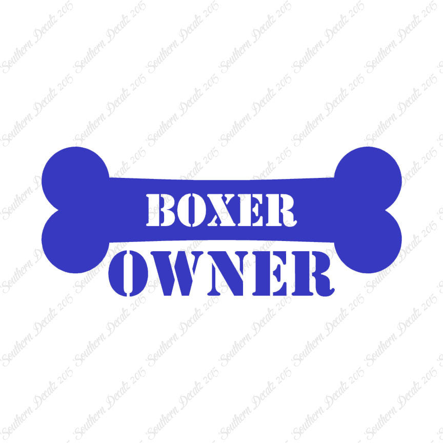 Boxer Dog Owner Bone