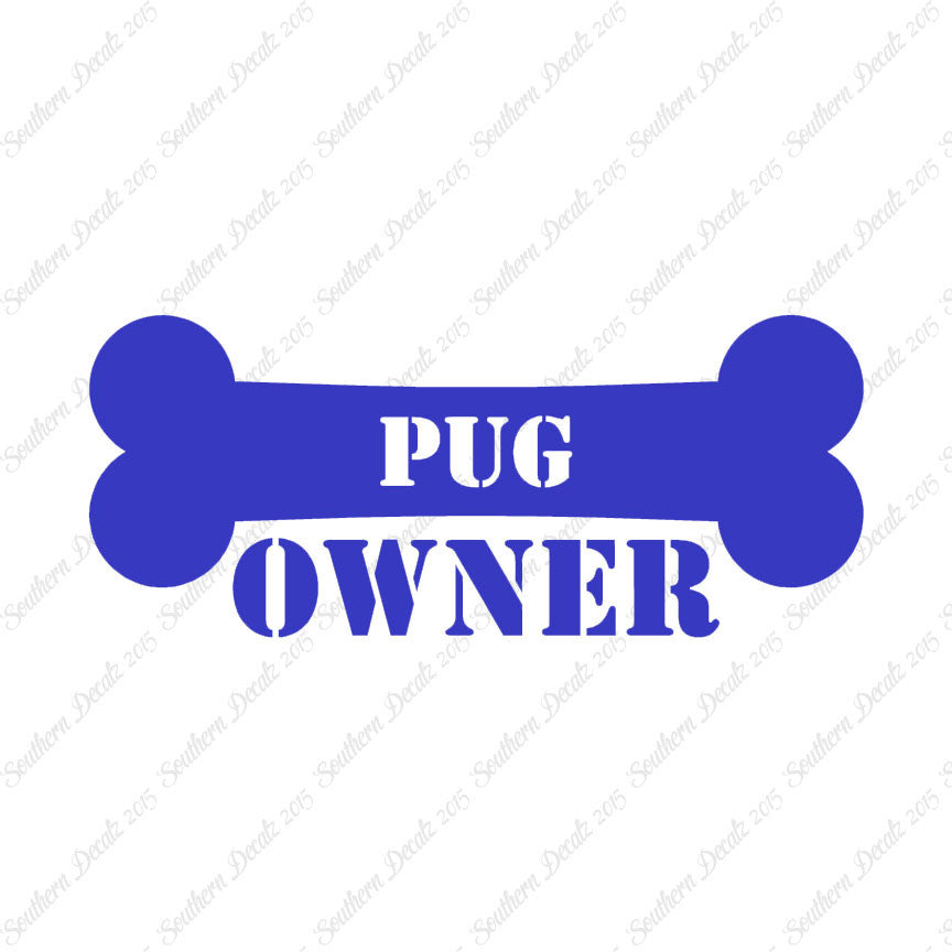 Pug Dog Owner Bone