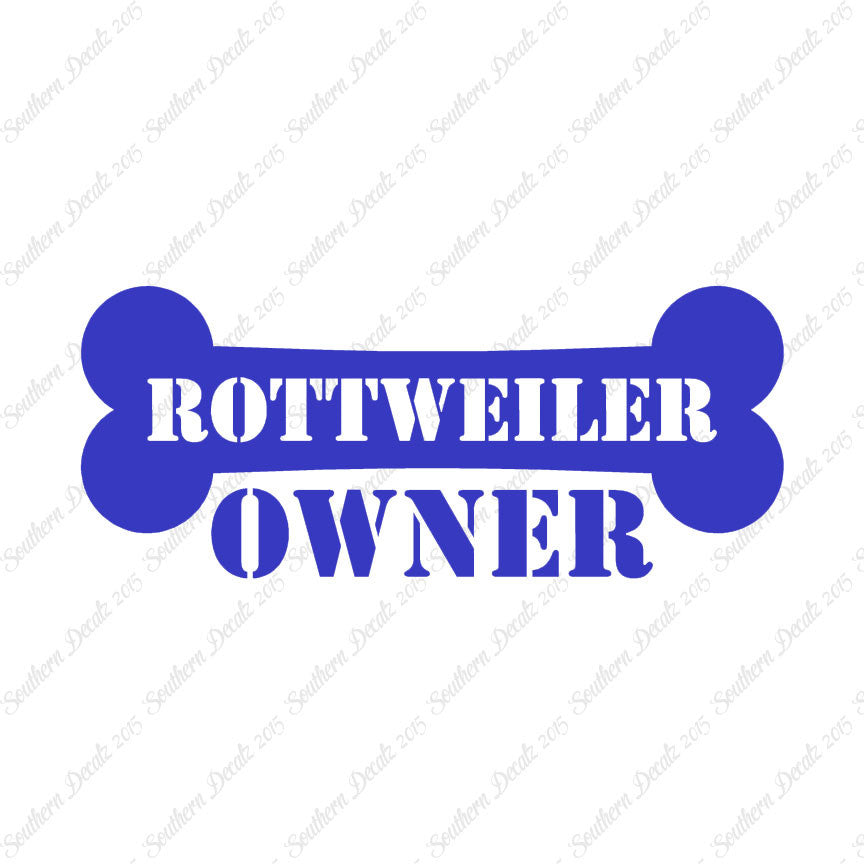 Rottweiler Dog Owner Bone