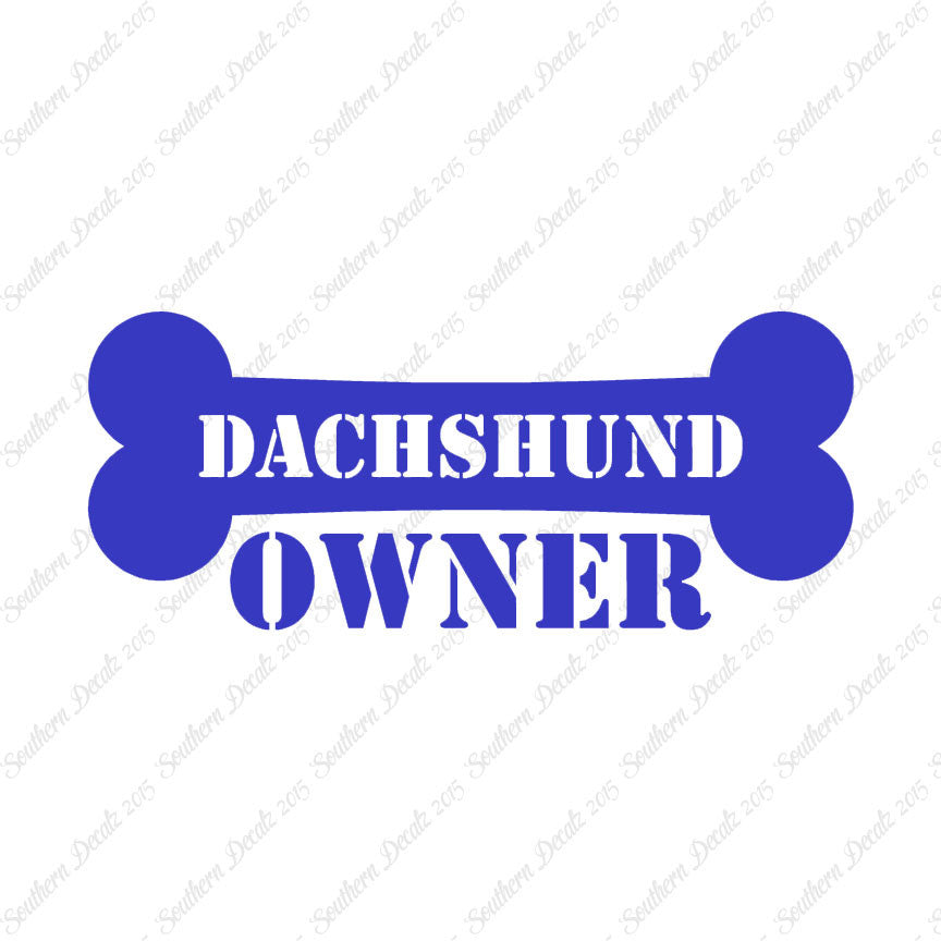 Dachshund Dog Owner Bone