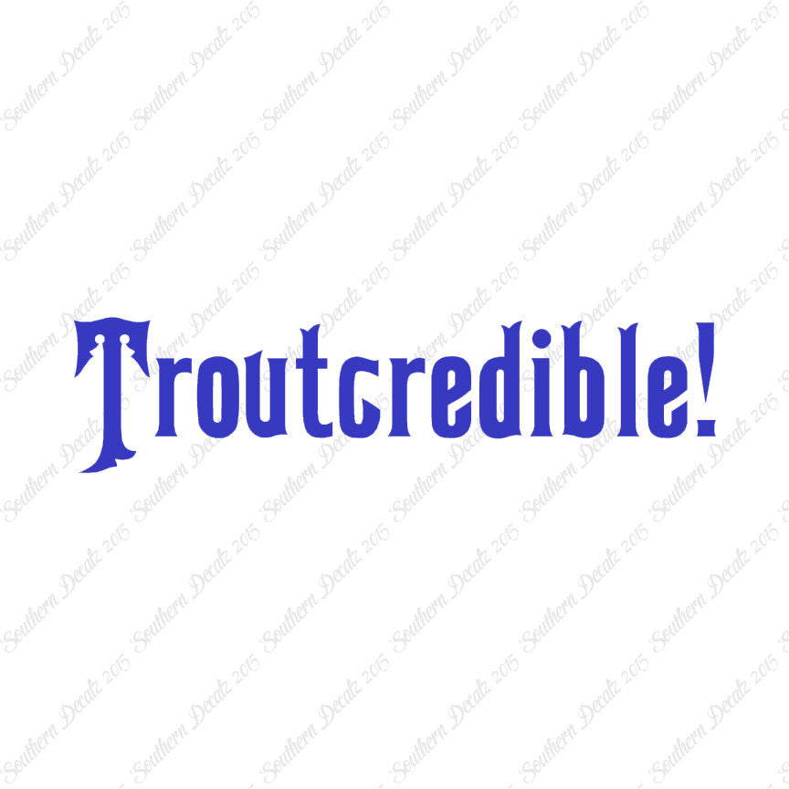 Trout credible Fishing