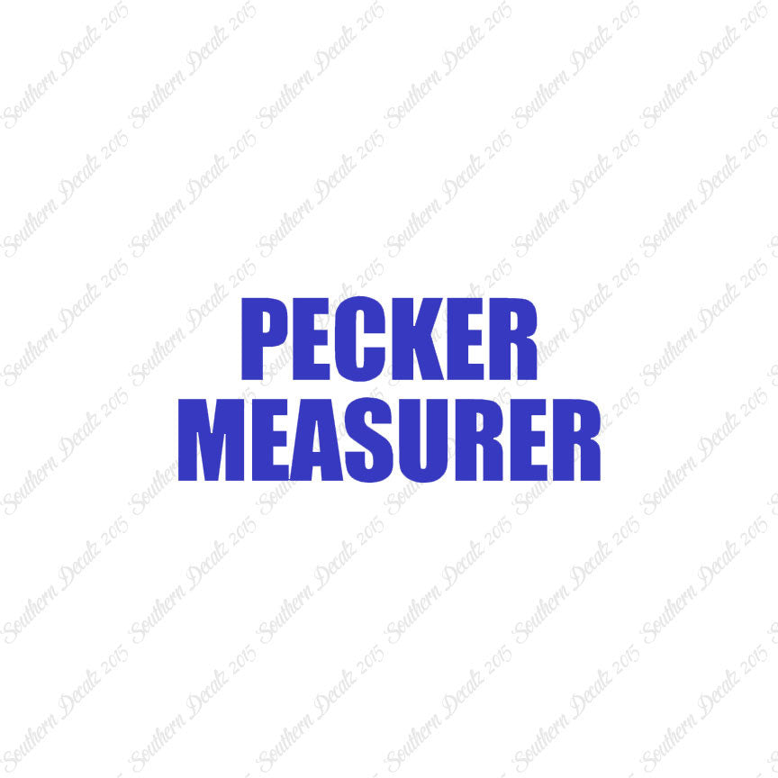 Pecker Measurer