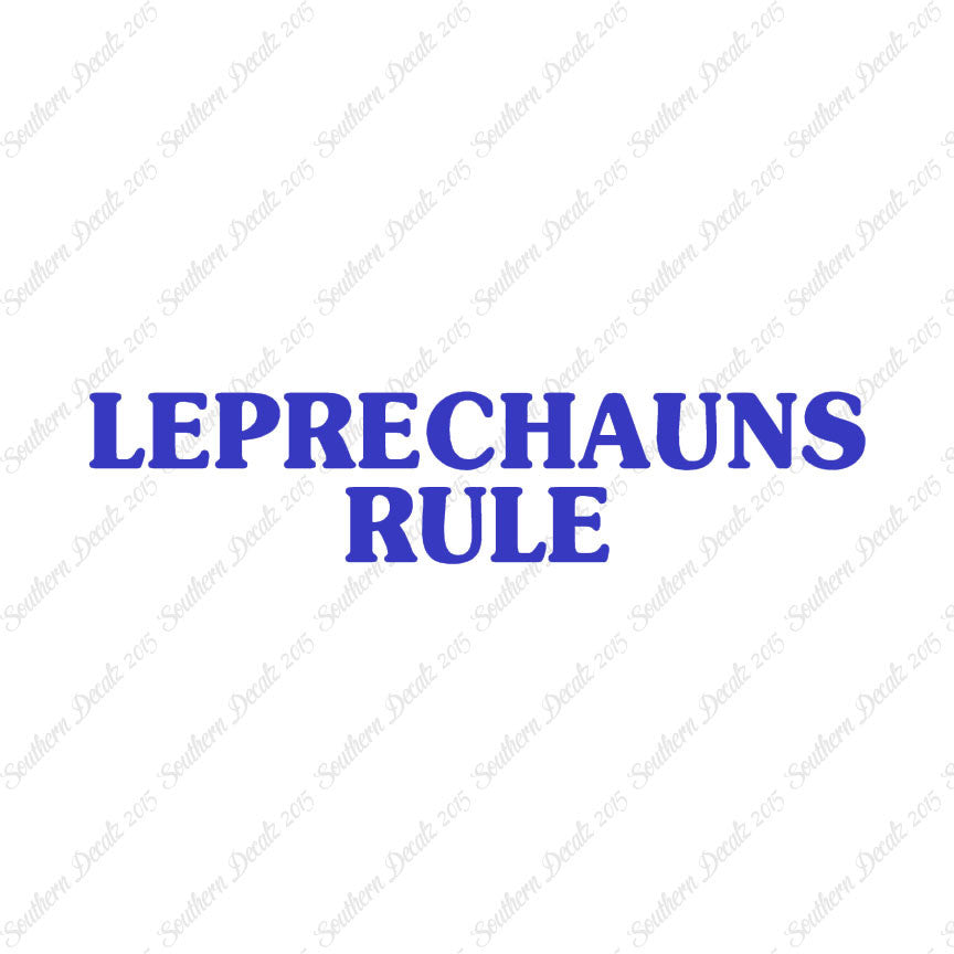 Leprechaun Rule