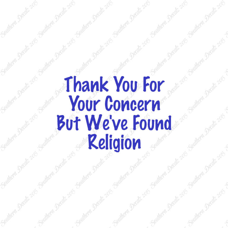 Thank You Found Religion