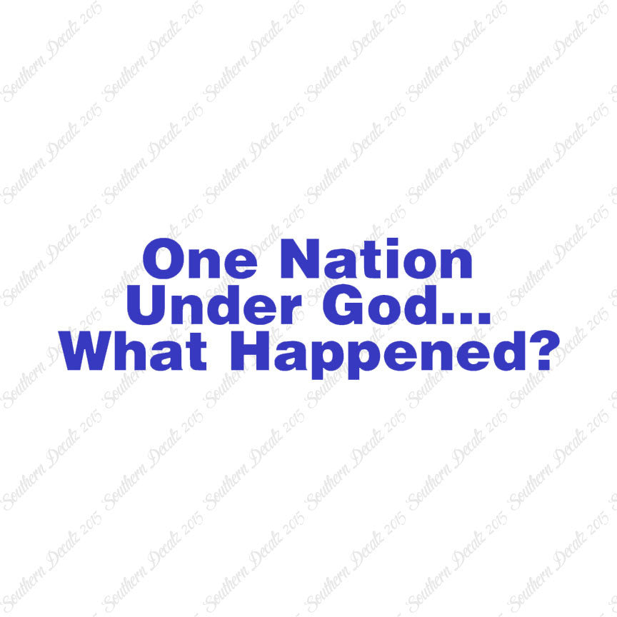 One Nation Under God What Happened
