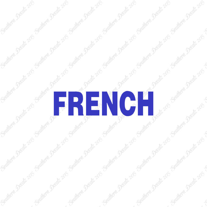French Class Subject