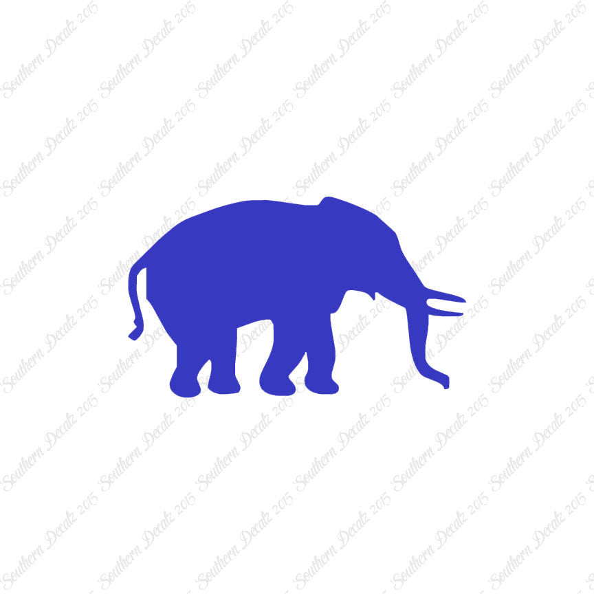 Elephant Silhouette Tusk