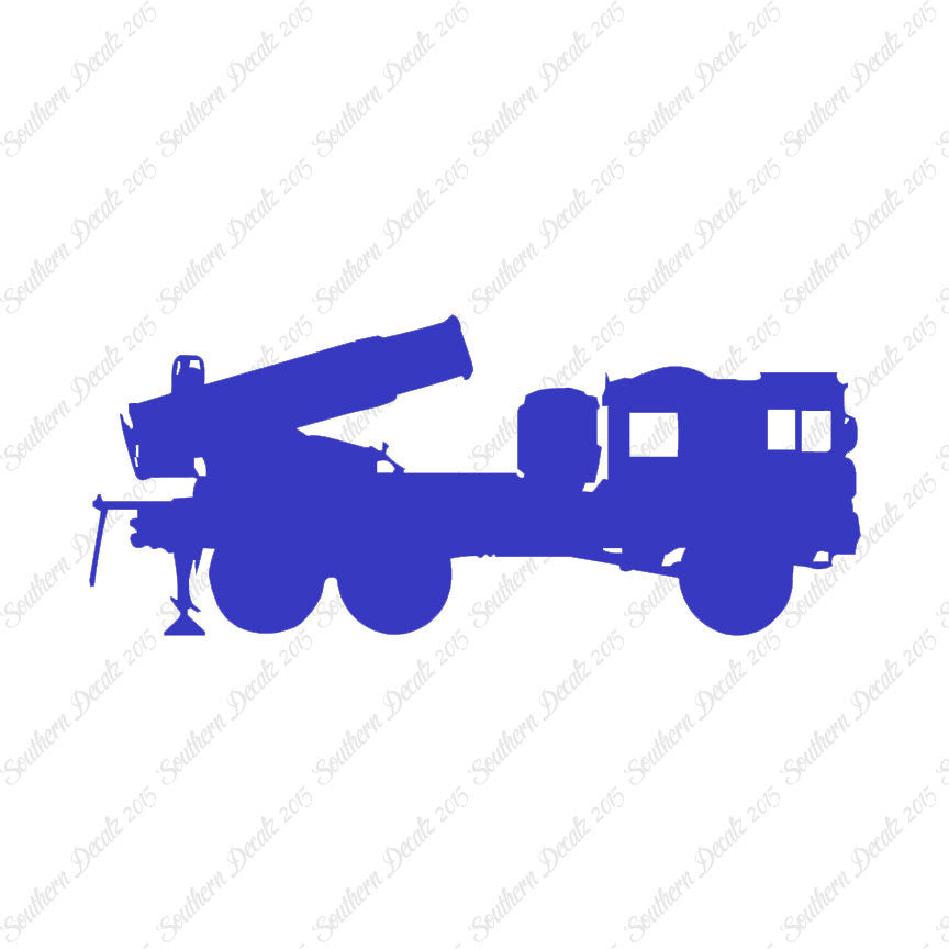 Russian Rocker Launcher Military Truck