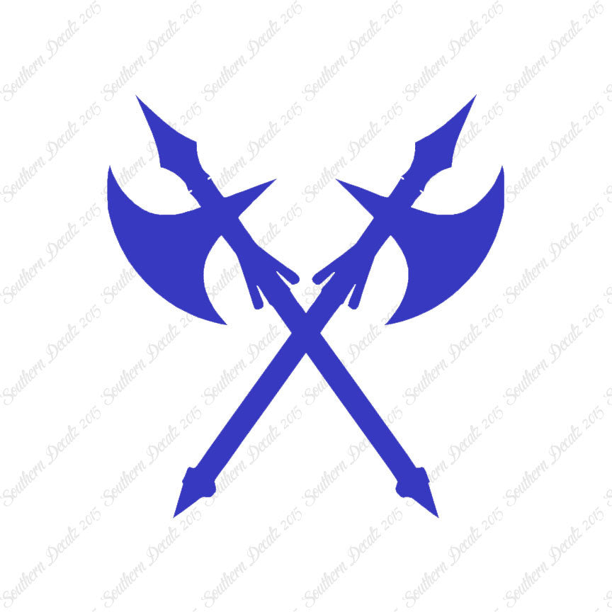 Crossed Battle Axe Ax