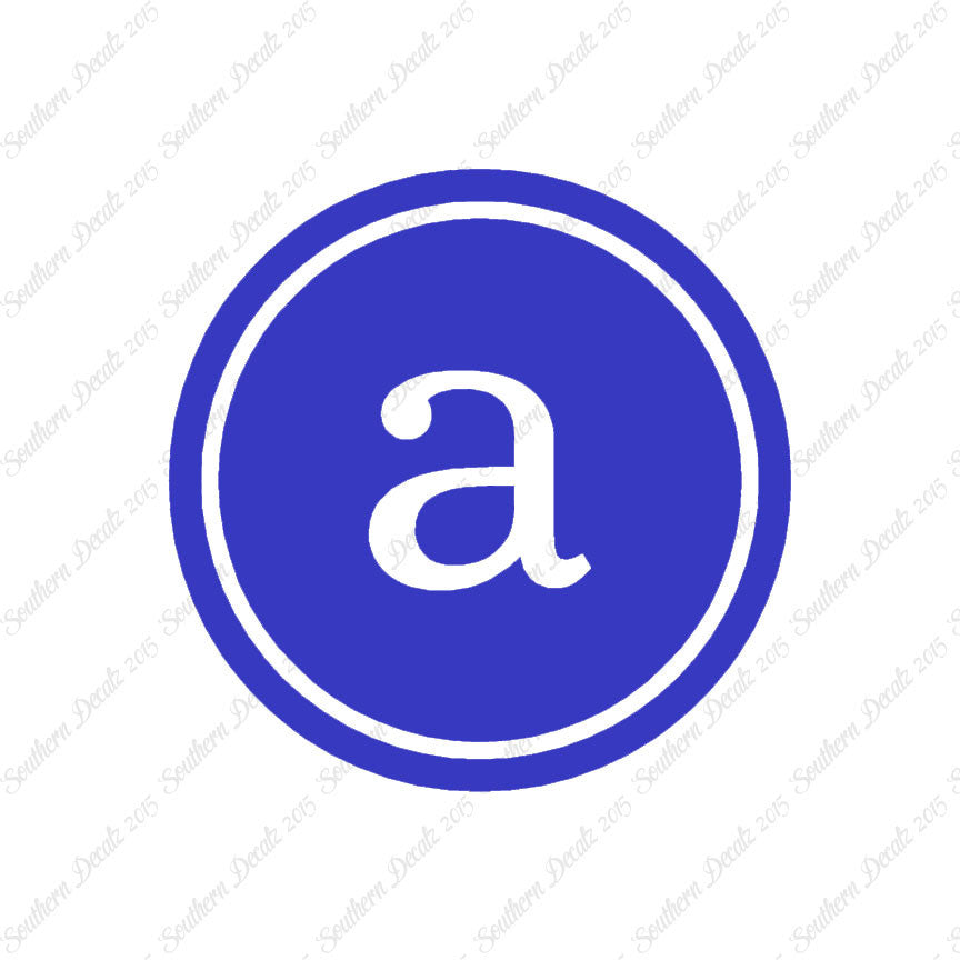 Typewriter Font A Initial