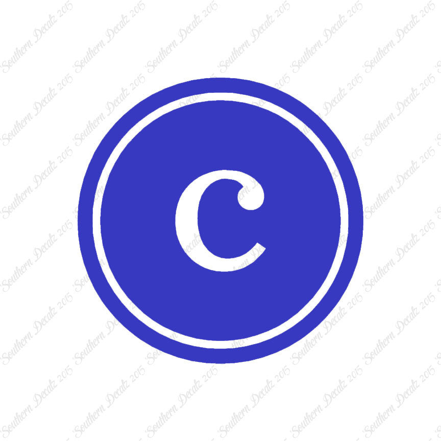 Typewriter Font C Initial