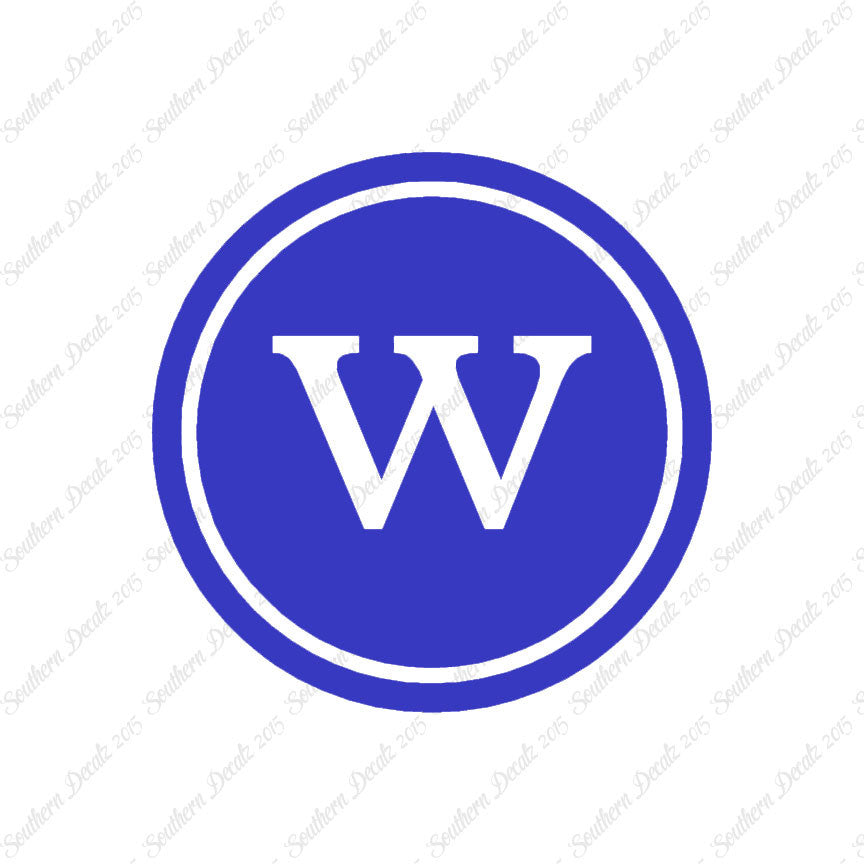Typewriter Font W Initial