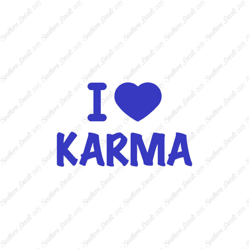 I Love Karma Heart