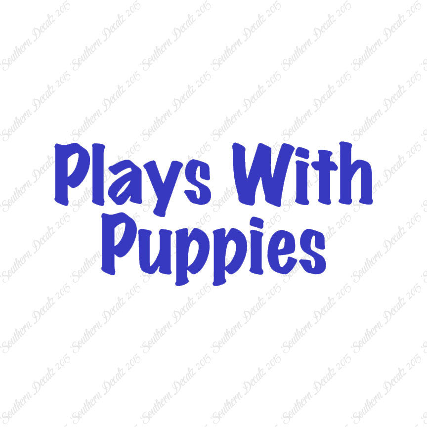 Plays With Puppies