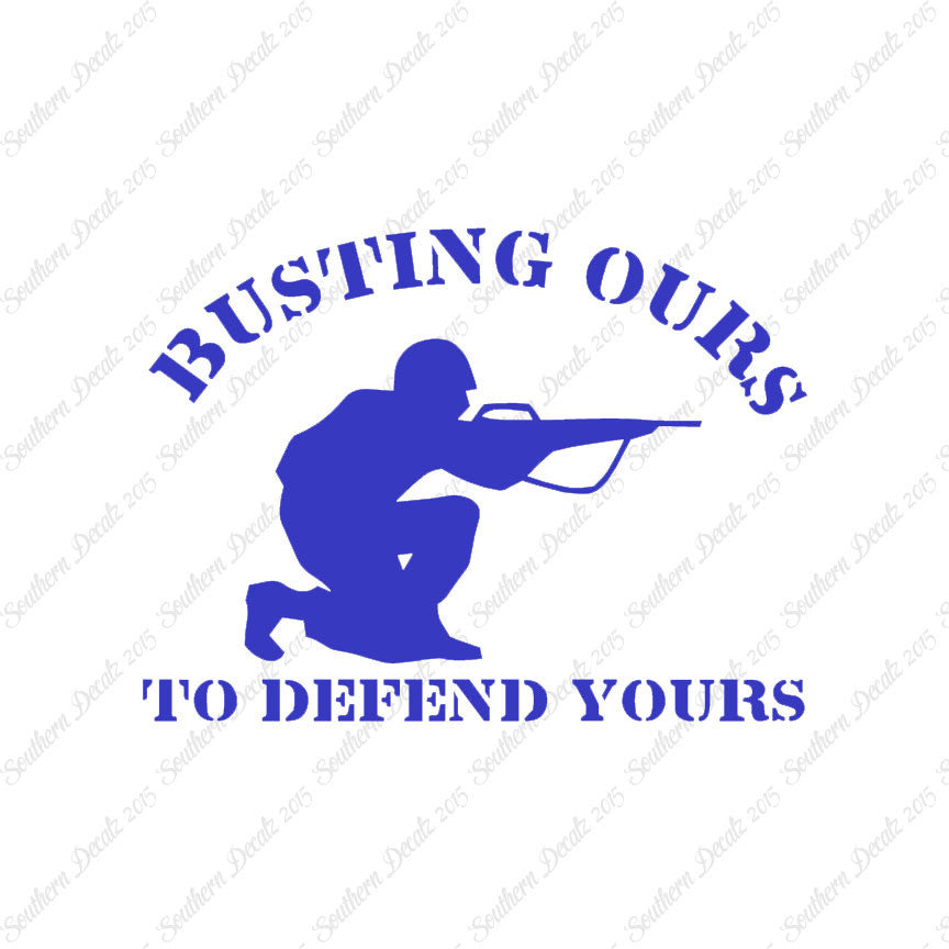 Busting Ours Defend Yours Soldier