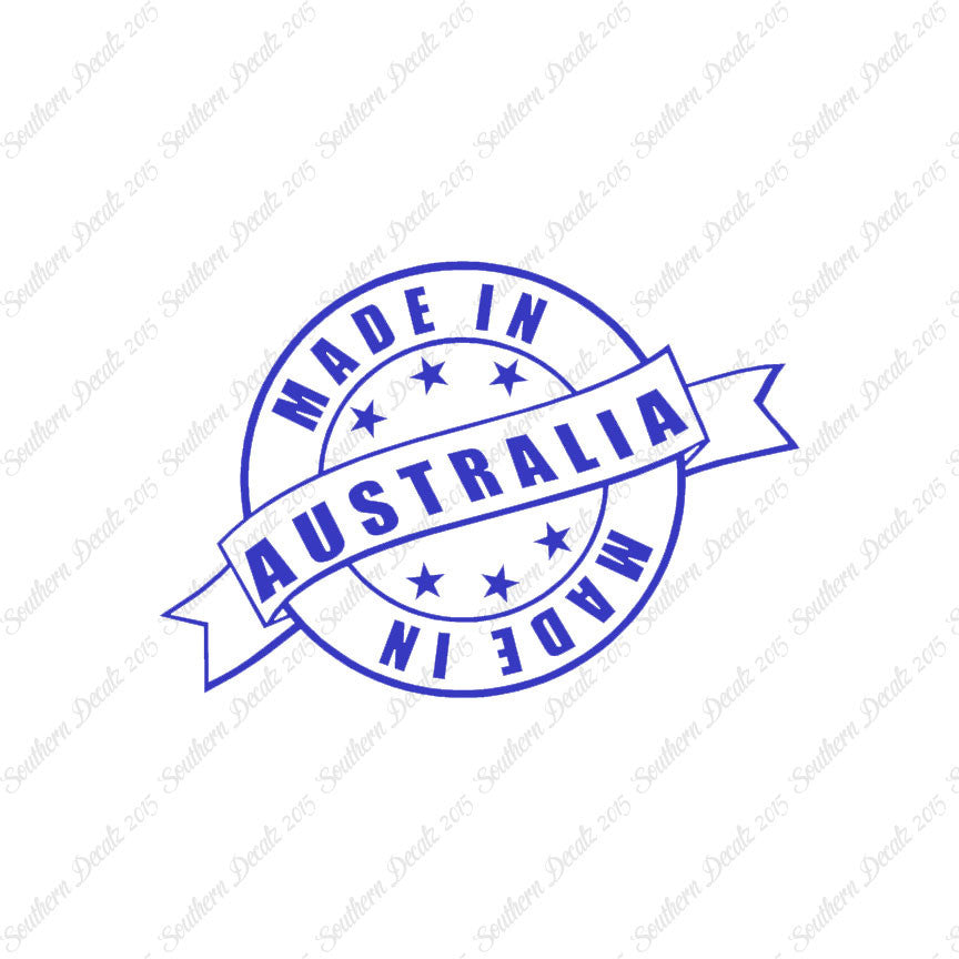 Made In Australia Stamp Logo