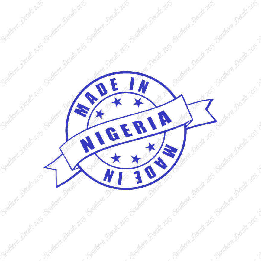 Made In Nigeria Stamp Logo