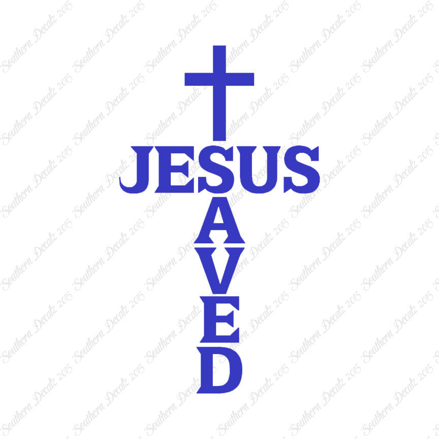 Jesus Saved Christian Cross