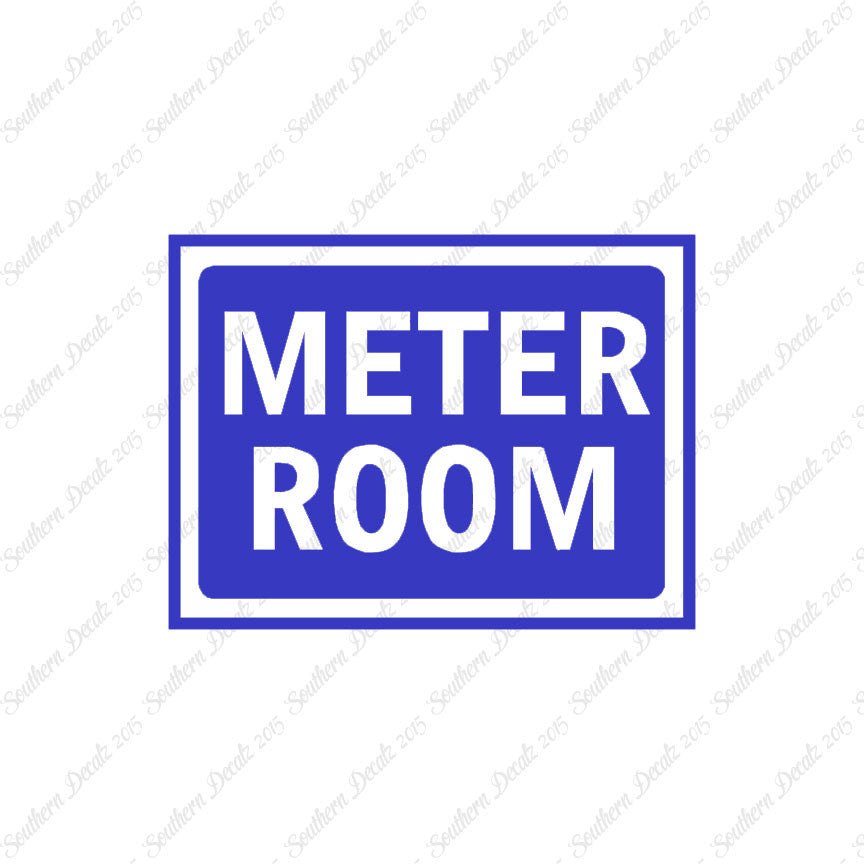 Meter Room Business Sign