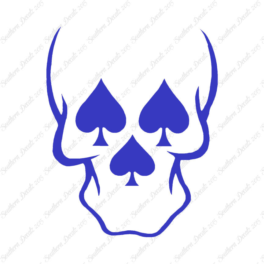 Skull Three Spades