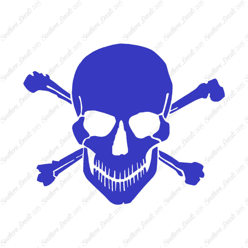 Smiling Skull Crossbones