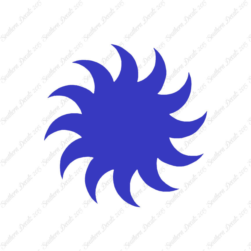 Spiral Sun Saw Blade