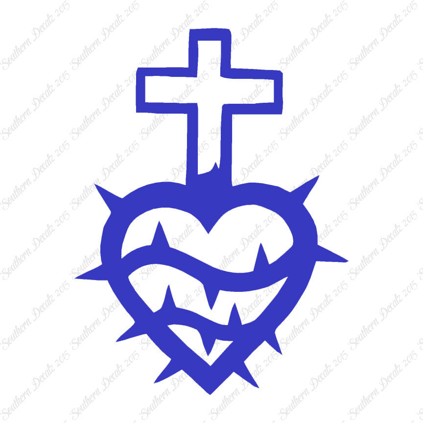 Cross Heart Barbed Wire
