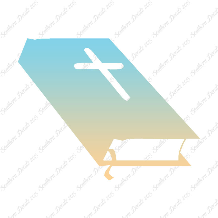 Closed Bible Book Cross