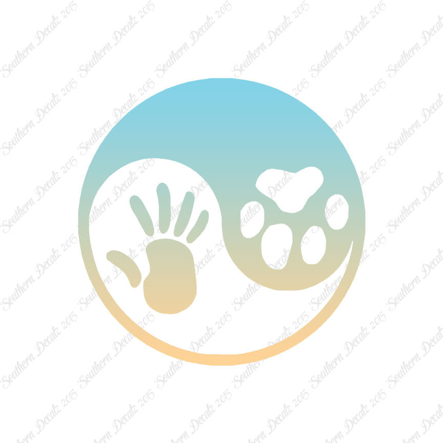 Dog Human Yin Yang