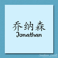 Chinese Name Symbols 