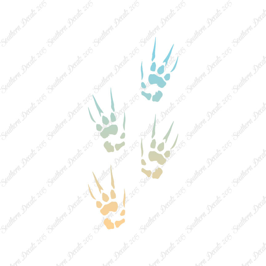 Dragon Paw Prints Claw Marks