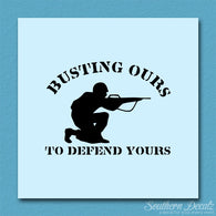 Busting Ours Defend Yours Soldier